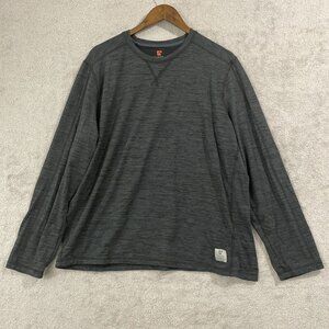 NWOT Rugged Elements Men's XL Gray Long Sleeve Shirt Polyester/Spandex